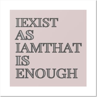 I exist Posters and Art